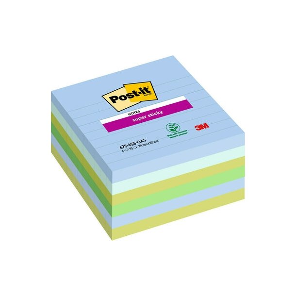 Post-it SS-Notes 101x101 lin. Oasis (6)