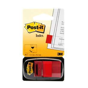 Post-it Indexfaner 25,4x43,2 r�d