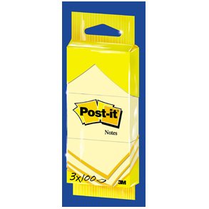Post-it Notes 38x51 gul (3)