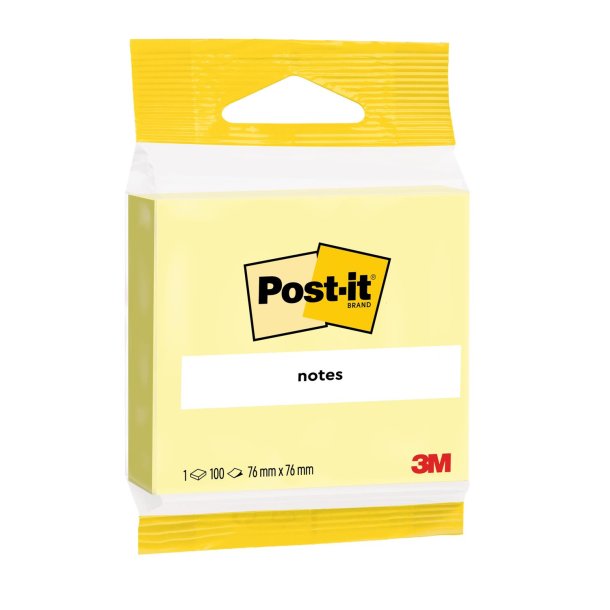 Post-it Canary Yellow 76 x76 100sh