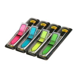 Post-it Indexfaner 11,9x43,1 "pil" ass. neon (4)