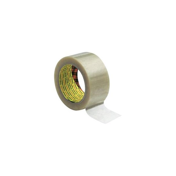 Emballagetape PVC 25mmx66m klar