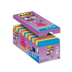 Post-it Z-Notes 76x76 Super Sticky V-Pack (16)