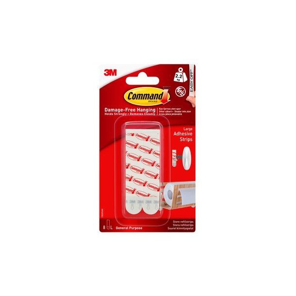 Command store kl�be- og refillstrips 17023P