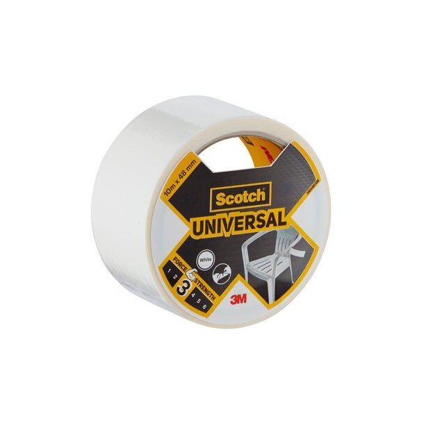 L�rredstape Supreme 48mmx10m hvid