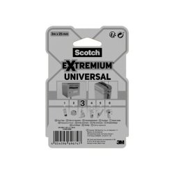 Tekstiltape Extremium S�lv 3m x 25mm