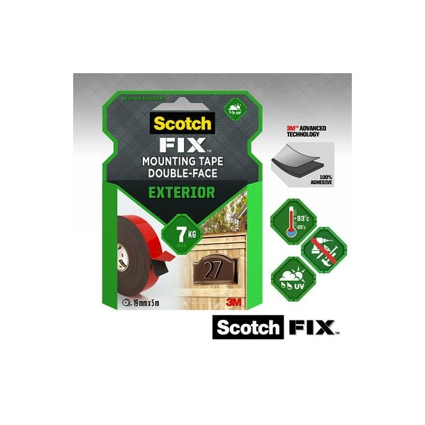 Scotch-Fix mont. tape 19mm x 5m ude
