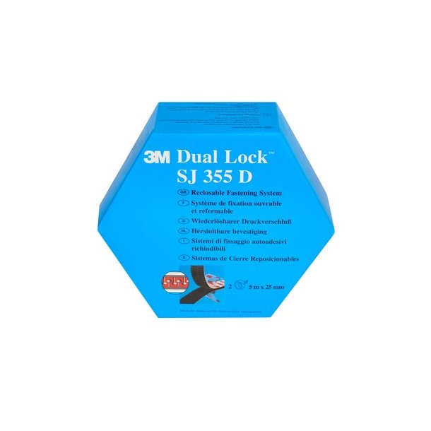 Dual lock SJ355DCF fastener 2x5m