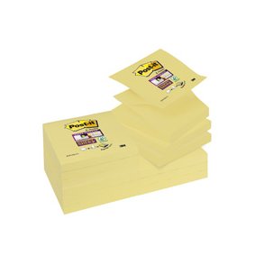 Post-it Z-Notes 76x76 Super Sticky gul (12)