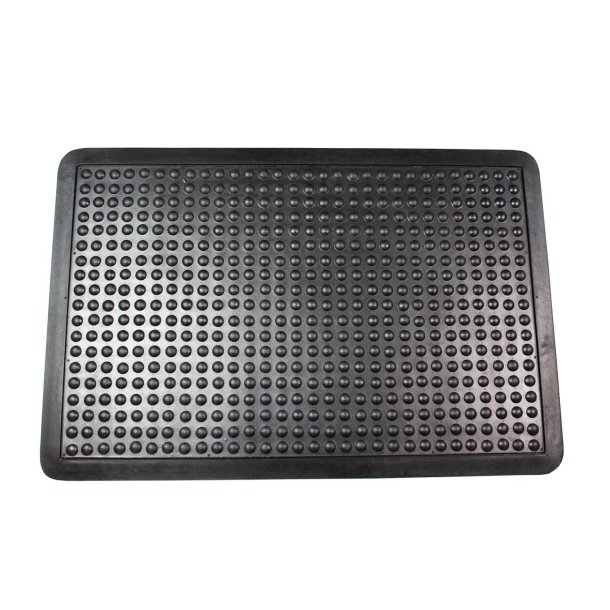 Floortex anti-fatigue gummi m�tte 90x150 cm sort