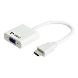 HDMI to VGA Converter, White