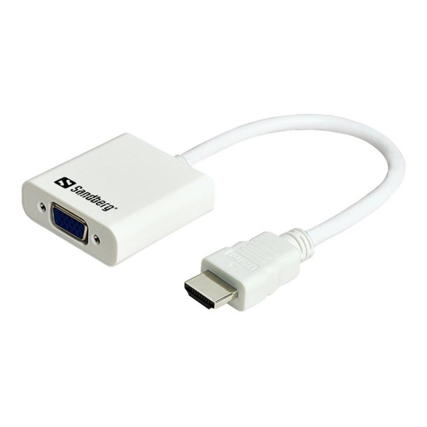 HDMI to VGA Converter, White