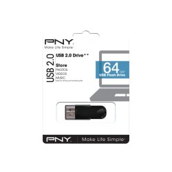 USB 2.0 Attache 4 64GB, Black