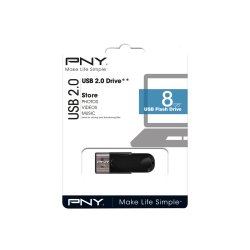 USB 2.0 Attache 4 8GB, Black