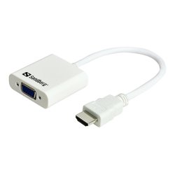 HDMI to VGA Converter, White