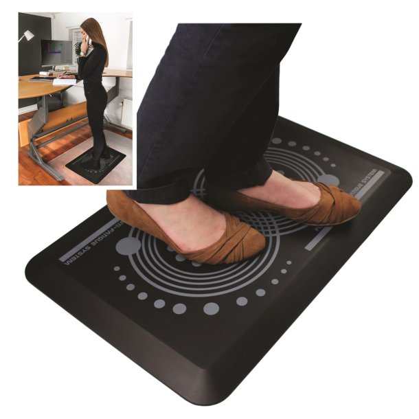 AFS-TEX 2000 ergonomisk st�m�tte 40x60 cm sort