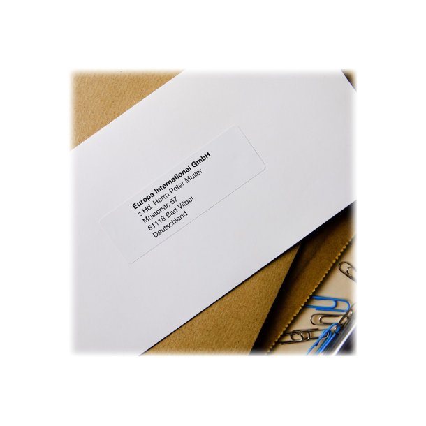 Address labels 29x90 white paper (400)