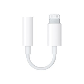 Apple Lightning to 3.5 mm Headphone Adapter, White