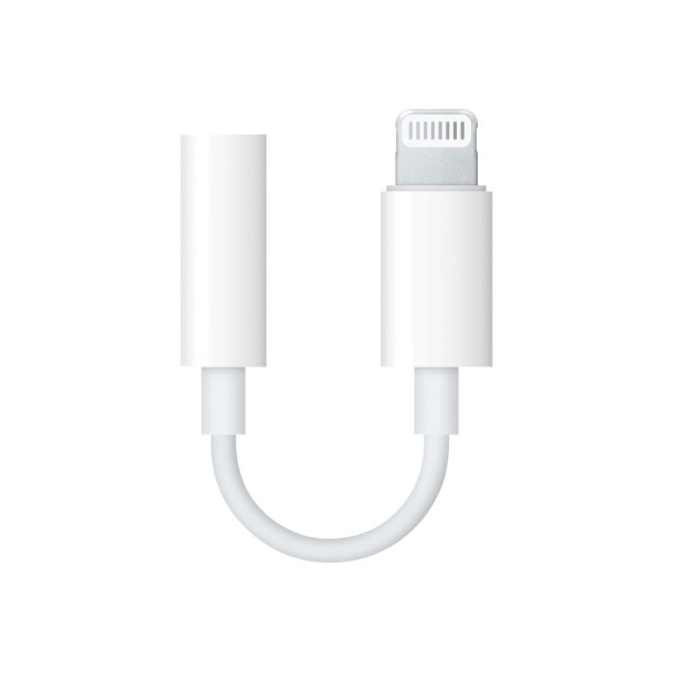 Apple Lightning to 3.5 mm Headphone Adapter, White