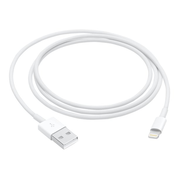 Apple Charging Cable USB-A to Lightning, White (1m)