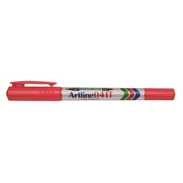 Marker Artline 041T 2-i-1 r�d