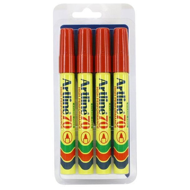 Marker Artline 70 rd 4-Blister