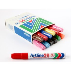 Marker Artline 90 5.0 assorteret farver