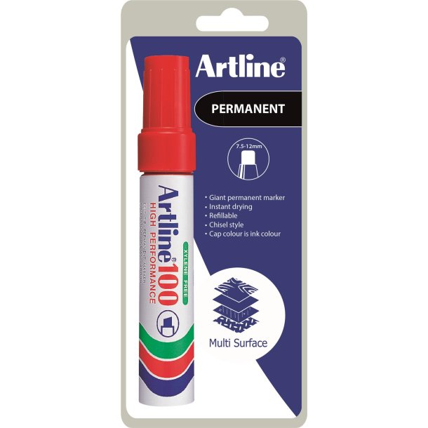 Marker Artline 100 rd 1-Blister