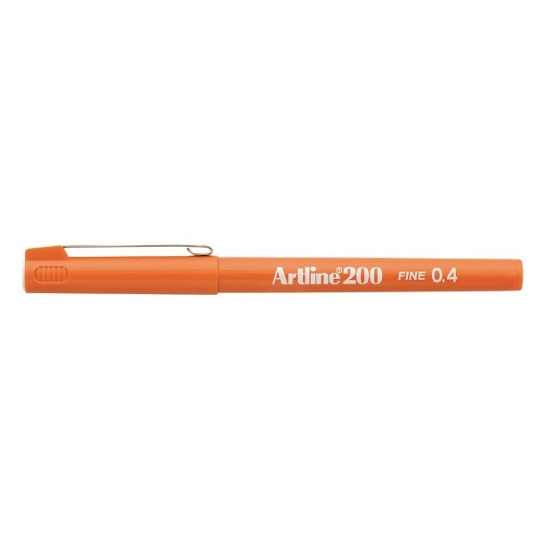 Fineliner Artline 200 Fine 0.4 orange