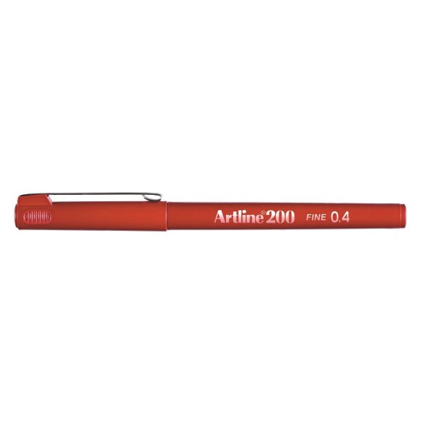 Fineliner Artline 200 Fine 0.4 r�d