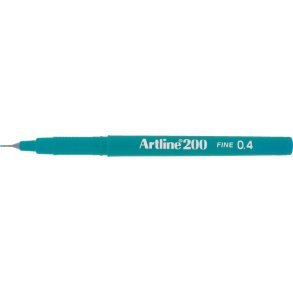 Fineliner Artline 200 Fine 0.4 m�rkegr�n