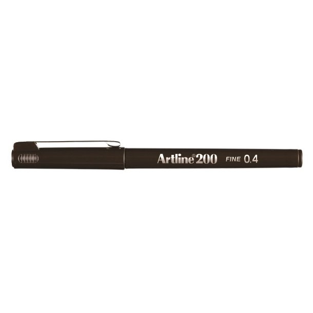 Fineliner Artline 200 Fine 0.4 m�rkebrun