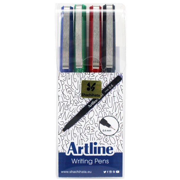 Fineliner Artline 200 Fine 0.4 4-s�t