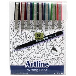 Fineliner Artline 200 Fine 0.4 8-s�t