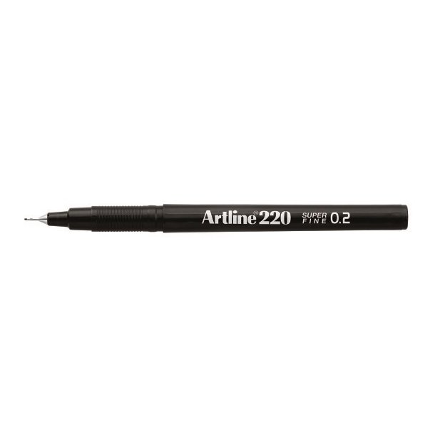 Fineliner Artline 220 SF 0.2 sort