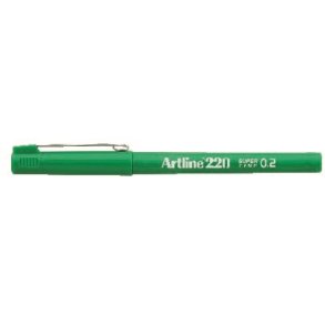 Fineliner Artline 220 SF 0.2 gr�n