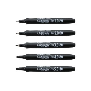 Artline Supreme Calligraphy Pen 5/set black