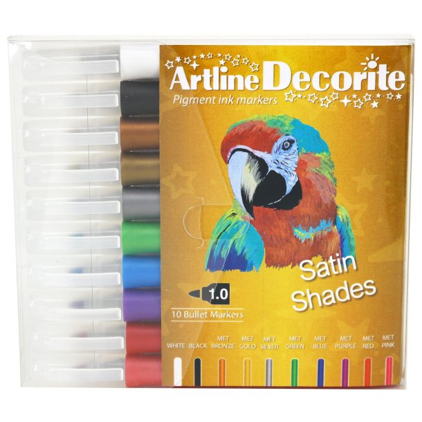 Artline Decorite bullet metallic 10-st