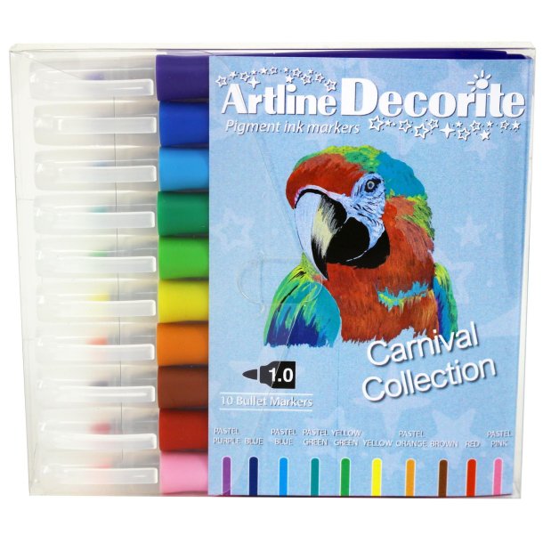 Artline Decorite bullet pastel 10-st