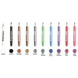 Artline Decorite brush metallic 10-s�t