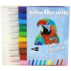 Artline Decorite brush pastel 10-s�t