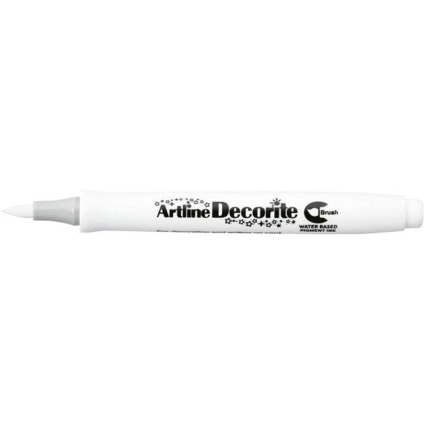 Artline Decorite Brush hvid