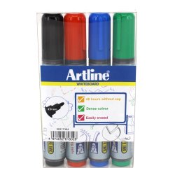 Whiteboard Marker Artline 517 4-st