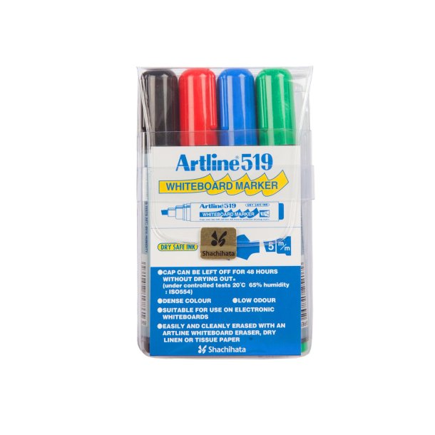 Whiteboard Marker Artline 519 4-st