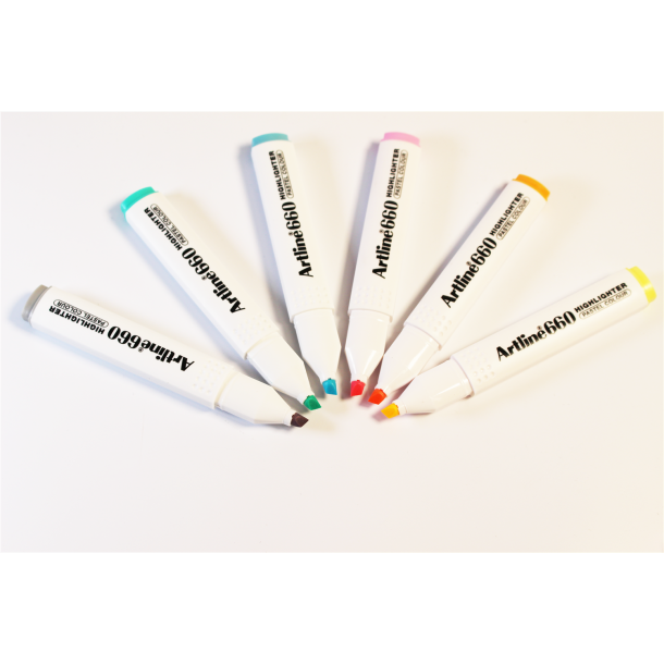 Overstregningspen Artline 660 Pastel 6-P