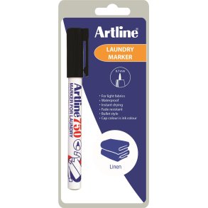 Marker Artline 750 Tekstil sort 1/Blister