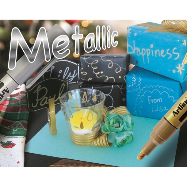 Metallic Markør Artline 900XF 2.3 guld