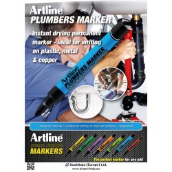 Artline plumbers marker sort