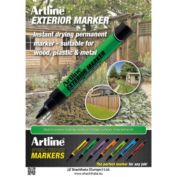 Artline exterior marker sort