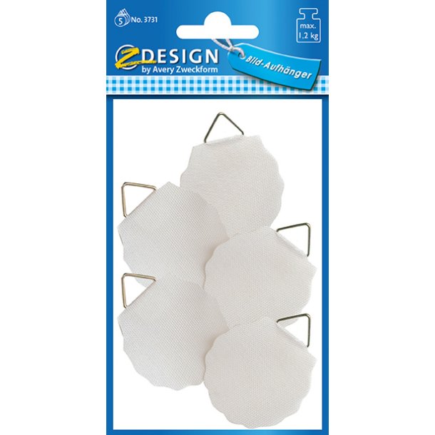 Avery billede ophng m/krog selvklbende 40mm (5)